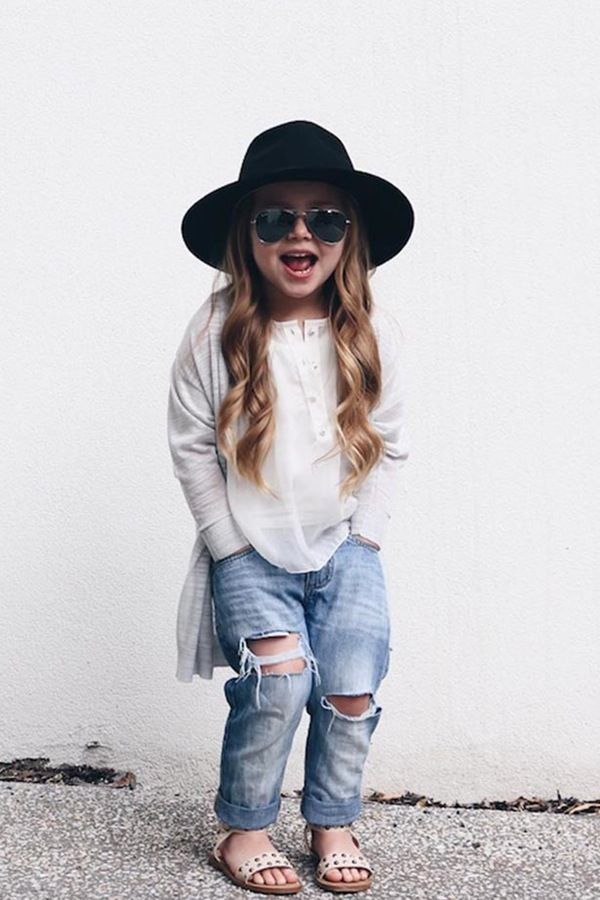 Girl in a jacket